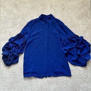 H&M Navy Blue Blouse